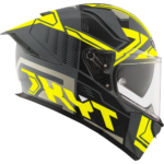 Kyt R2R Pro Octane Matt Yellow Helmet - Image 3