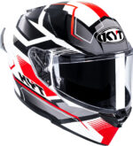 Kyt R2R Pro Parsec White Red Helmet - Image 4