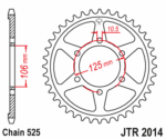 JT SPROCKETS - Sprockets Rear (2014 - 47T) - Image 2
