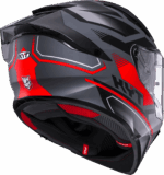 Kyt R2R Pro Parsec Matt Grl Grey Red Helmet - Image 6