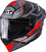 Kyt R2R Pro Parsec Matt Grl Grey Red Helmet