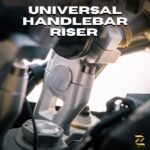 Z Pro Universal Pivoting Handlebar Risers For KTM Enduro 390
