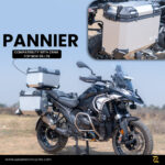 Z Pro Panniers ( 36LTR ) With Frame Aluminium L-Flat Silver For BMW R 1300 GS