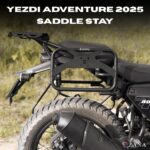Zana Roadster Saddle Stay With Jerry Can Mount For Yezdi Adventure 2025 (Black)