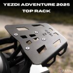 Zana Top Rack Plate For Yezdi Adventure 2025 (Black)