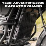 Zana Radiator Guard Honeycomb Black For Yezdi Adventure 2025