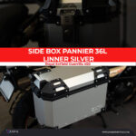 Zana Panniers for Guerrilla 450 L-Flat Aluminium Silver (36 litre)