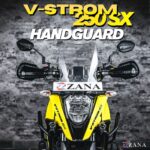 Zana Hand Guard For Suzuki V Strom SX 250 (Black)