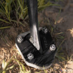 Zana Side Stand Extenders For Yezdi Adventure 2025 (Aluminium & Stainless Steel) - Image 3