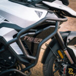Z Pro Upper & Lower Crash Guard Set For Triumph Tiger 900 GT (Black) - Image 3