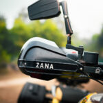Zana Hand Guard For Suzuki V Strom SX 250 (Black & Silver Logo) - Image 4