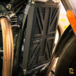 Z Pro Radiator Grill Uk Flag (Black) For Triumph Street Twin - Image 3