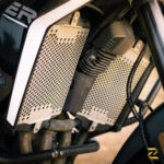 Z Pro Radiator Guard Honeycomb Silver (2 MM Aluminum) Set For Triumph Tiger 900 GT - Image 4
