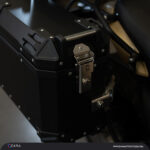 Zana Panniers for Guerrilla 450 - L-Flat Aluminium Black (36 litre) - Image 3