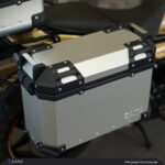 Zana Panniers for Guerrilla 450 L-Flat Aluminium Silver (36 litre) - Image 4