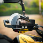 Zana Hand Guard For Suzuki V Strom SX 250 (Black & Silver Logo) - Image 3