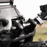 Zana Vertical Handlebar Riser Texture Matt Black For Yezdi Adventure 2025 - Image 7