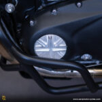 Z Pro Uk Flag Engine Cover (Small-aluminium ) For Triumph Street Twin - Image 3