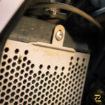 Z Pro Radiator Guard Honeycomb Silver (2 MM Aluminum) Set For Triumph Tiger 900 GT - Image 2