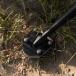 Zana Side Stand Extenders For Yezdi Adventure 2025 (Aluminium & Stainless Steel)