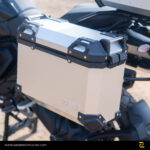 Z Pro Panniers ( 36LTR ) With Frame Aluminium L-Flat Silver For BMW R 1300 GS - Image 2
