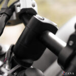 Zana Vertical Handlebar Riser Texture Matt Black For Yezdi Adventure 2025 - Image 5