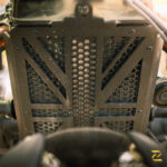 Z Pro Radiator Grill Uk Flag (Black) For Triumph Street Twin - Image 2