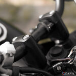 Zana Vertical Handlebar Riser Texture Matt Black For Yezdi Adventure 2025 - Image 4