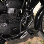 Zana Crash Guard With Slider For Yezdi Adventure 2025 Black Compatible With Oem Tank Guard - Image 3