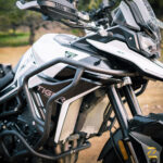 Z Pro Upper & Lower Crash Guard Set For Triumph Tiger 900 GT (Black) - Image 6