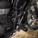 Zana Crash Guard With Slider For Yezdi Adventure 2025 Black Compatible With Oem Tank Guard - Image 5