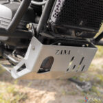 Zana Bash Plate For Yezdi Adventure 2025 (Silver, Aluminum) - Image 3