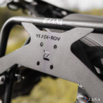 Zana Roadster Saddle Stay With Jerry Can Mount For Yezdi Adventure 2025 (Black) - Image 2