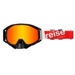 Reise Moto Revver (Revo) Anti Fog & Anti Scratch MX Goggles (Red)