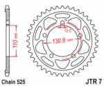 JT Sprockets Rear (7 - 45T) - Image 3