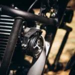Zana Crash Guard V-2 With Slider Texture Matt Black CB350 RS - Image 3