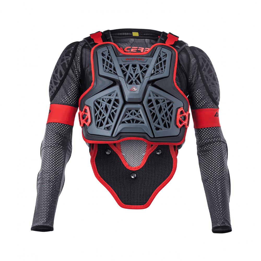 Acerbis_GALAXY_COMPLETE_Black_Grey_Color_7131403081_1 Acerbis Galaxy Complete Enhanced Shock Absorbing Protector (Black/Grey) - Image 1