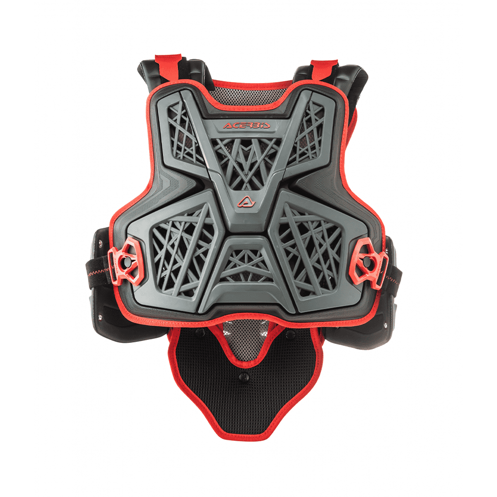 Acerbis Jump MX  Chest & Back Protector for Off Road Riders (Black/Grey) - Image 2