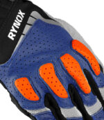 Rynox Ridge Pro Offroad Gloves Blue Orange - Image 2