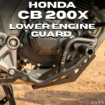 Zana Lower Engine Guard With Slider For Honda CB 200X (Black)