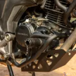 Zana Lower Engine Guard With Slider For Honda CB 200X (Black) - Image 7