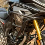 Zana-Upper & Lower Crash Guard Combo for Honda CB 200X (Black) - Image 3