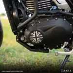 Zana Uk Flag Engine Cover For Triumph Scrambler 400 X/Triumph Speed 400