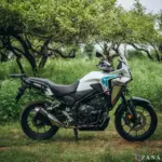 Zana Upper Fairing Guard and Lower Engine Guard for Honda NX500 E-Clutch Version (With Slider, Black, Mild Steel) - Image 12