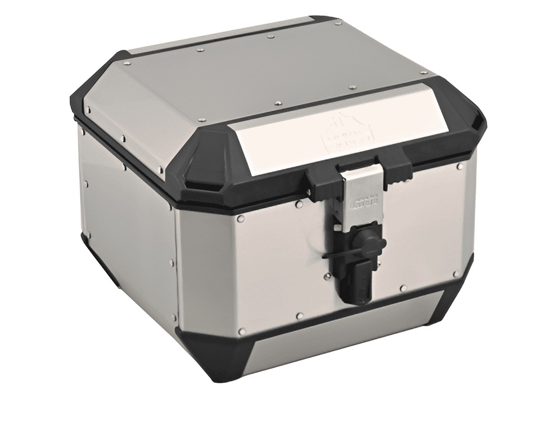 GIVI_MonokeyTrekker_Monte_Bianco_Aluminium_-_MTB45A-ADV GIVI MTB45A-ADV Top Case Trekker Monte Bianco Advance 45L - Image 1