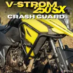 Zana Upper Crash Guard With Slider Puck (Black) For V Strom SX 250