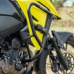 Zana Upper Crash Guard With Slider Puck (Black) For V Strom SX 250 - Image 10