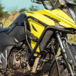 Zana Upper Crash Guard With Slider Puck (Black) For V Strom SX 250 - Image 2