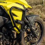 Zana Upper Crash Guard With Slider Puck (Black) For V Strom SX 250 - Image 5