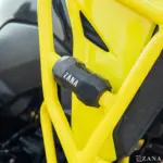 Zana Upper Crash Guard With Slider Puck (Yellow) For V Strom SX 250 - Image 6